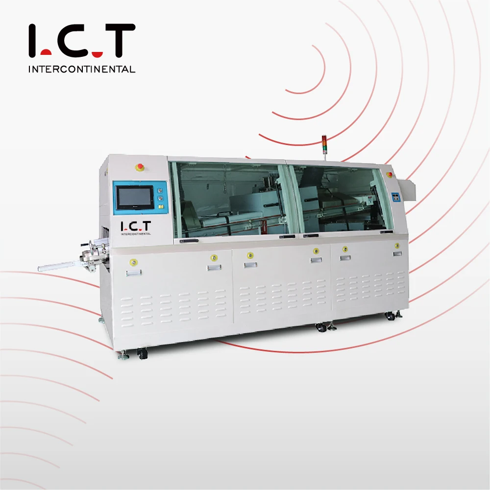 Hot SMT lead-free wave soldering machine dip package soldering machine soldering dip PCB machine in China