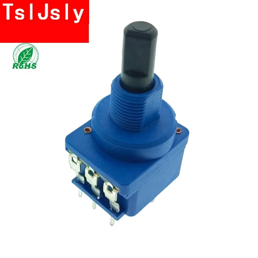 Professional manufacturer 10k 20k 50k 100k 200k 500k 1M rotary potentiometers with push  switch for varilight dimmer switch