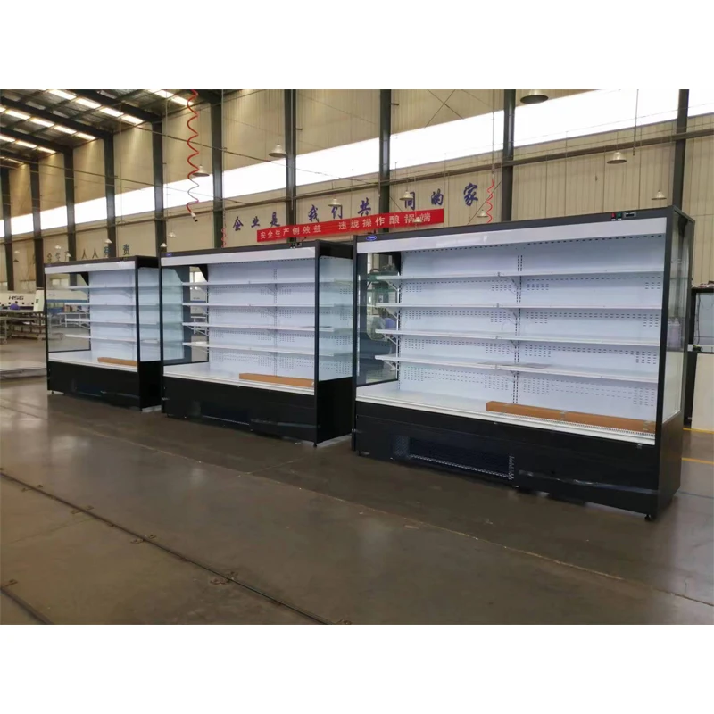 supermarket 8ft multideck open front chillers display dairy fresh produce drinks