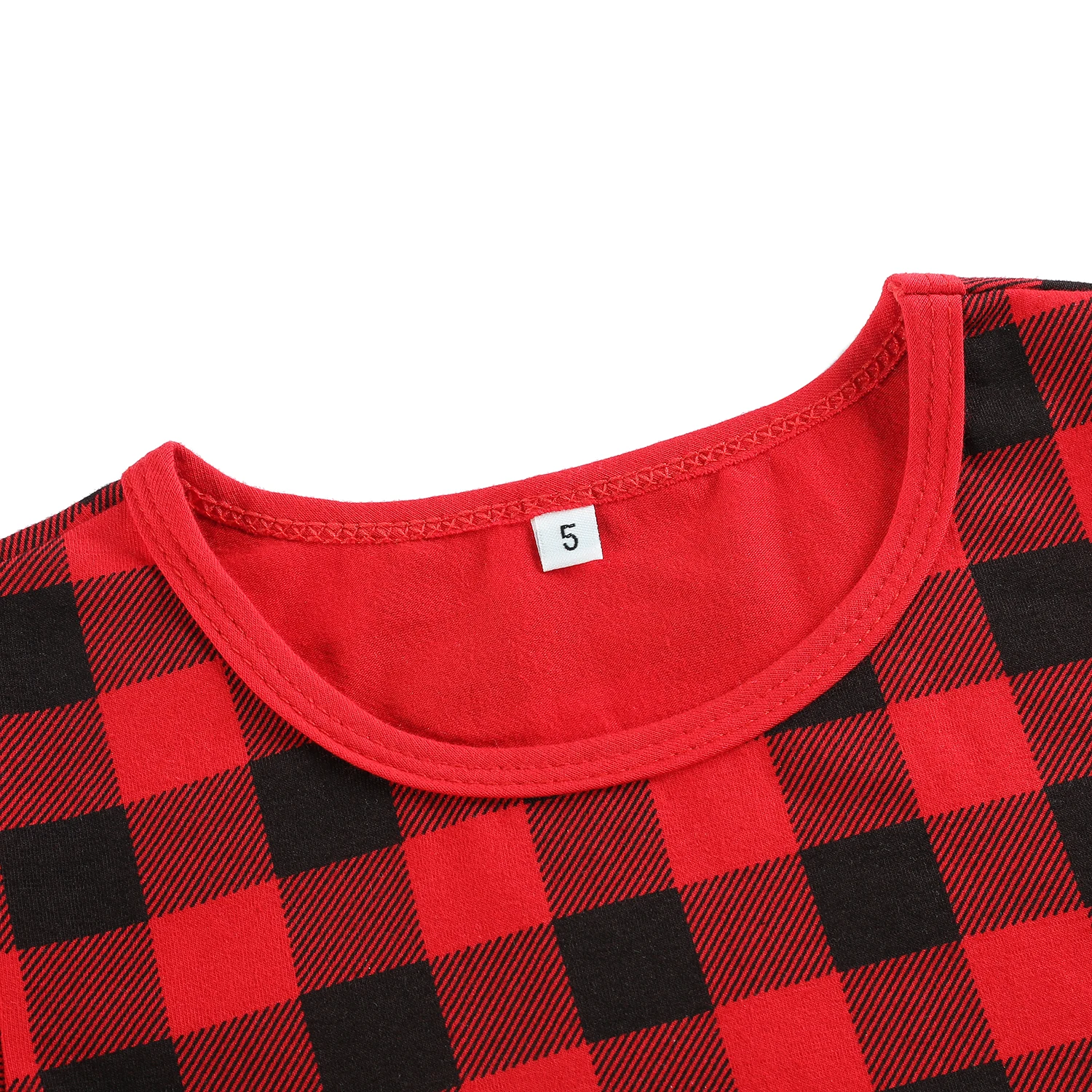 Lanye best selling boutique 95% cotton striped Christmas kids girl long sleeve nightgown