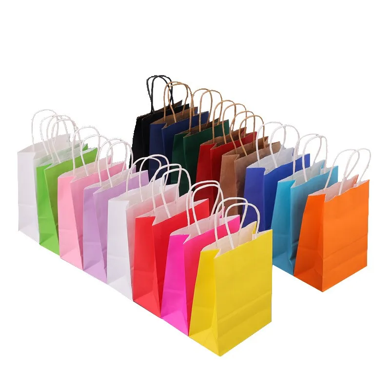 Promotional personalized gifts high quality paper bags with your own logo for business