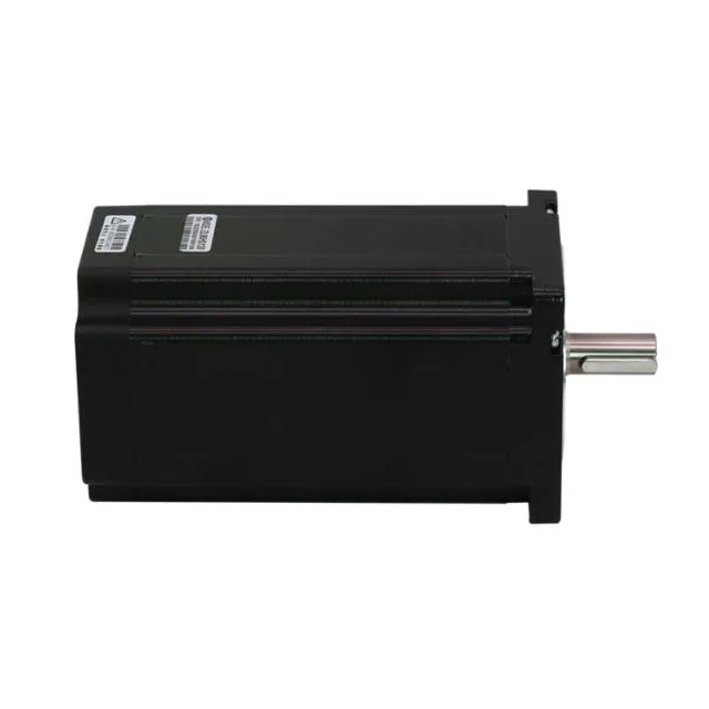 Hot Sales CE ROHS 6A 7N.m 2 phase 86mm nema34 single shaft dc hybrid DC stepper step motor and driver kit for laser machine