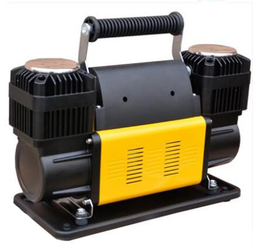 300L 12V 150 PSI Portable 2 Cylinder Car Tire Inflator Compressor Air Pump portable heavy tyre air compressor and tyre repair