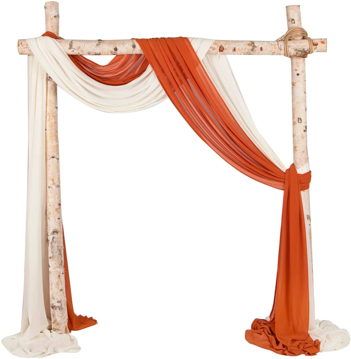 BCK092 chiffon drape for wedding decoration wedding backdrop arch wall backdrop