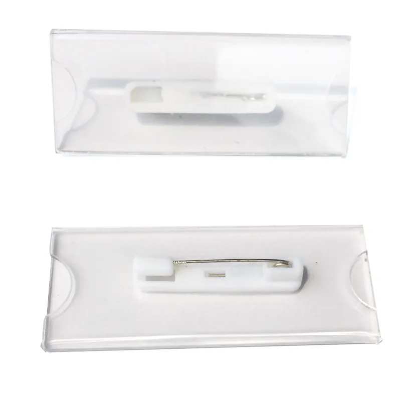 High Transparent Acrylic Name Badge Reusable Staff/Employee Business Name Badge Tag