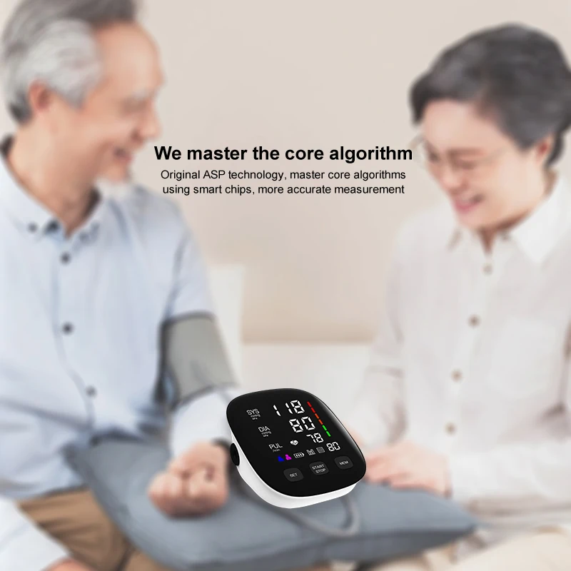 Electronic Cheap Smart Shpygmomanometer Upper Arm Bp Monitor Blood Pressure Medical Digital Bp Machine Blood Pressure Monitor