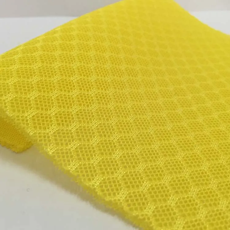 hexagonal jacquard football pattern polyester honeycomb sandwich fabric 3D Air Mesh Fabric