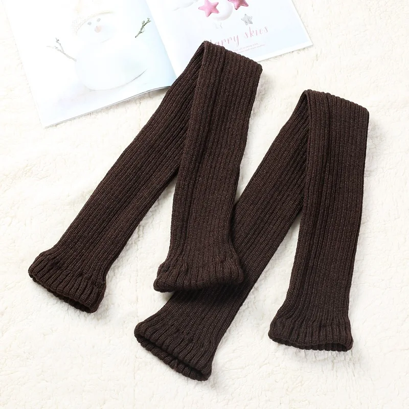Beautiful yoga non slip dance sock slouch knee high knitted stockings girl winter warm knit socks