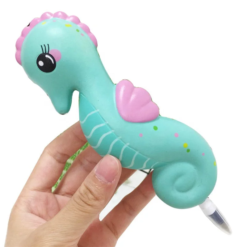 
Hot selling Dinosaur squishy pen Amazon Soft pen squishy animal squishy toy 