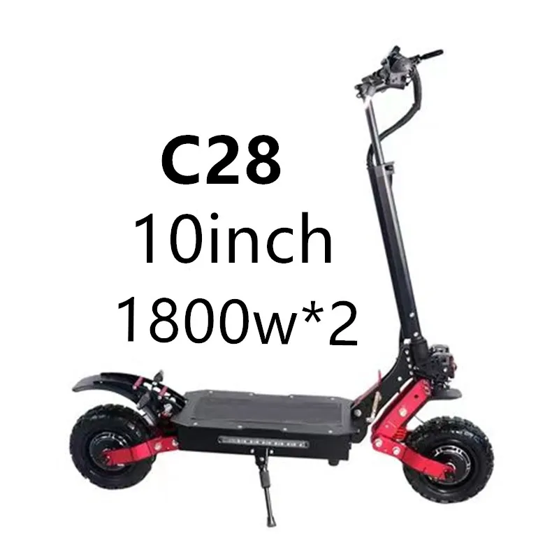 NEW  48v 3600W acceleration motor foldable electric scooter with 10-inch 65km/h off-road scooter kick electric wide tire