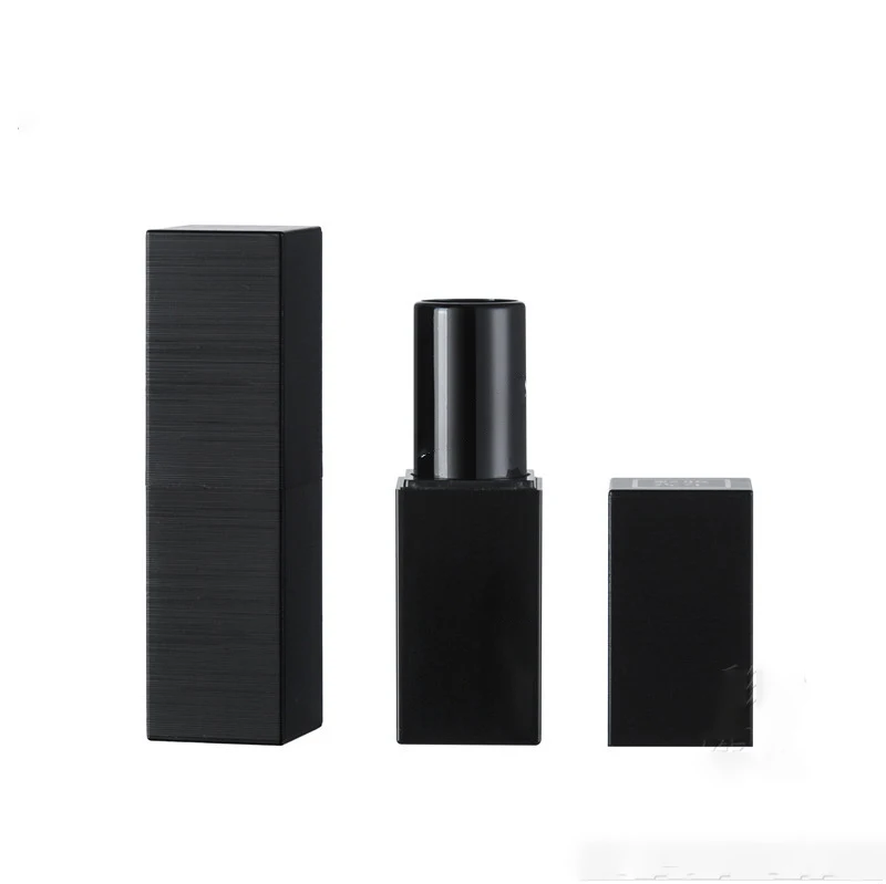 
Black Empty Plastic Lip Gloss Tube Lipstick Shape Luxury Eco Friendly Luxury Odm Square Magnetic Lipstick Tube 