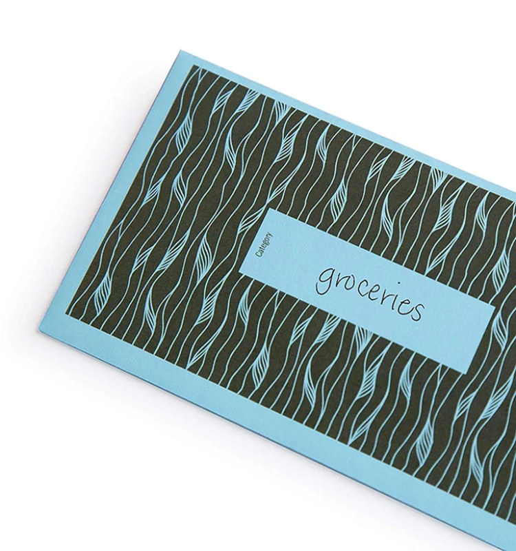 cheap colored and plastic cash budget envelopes with 12 budget envelopes