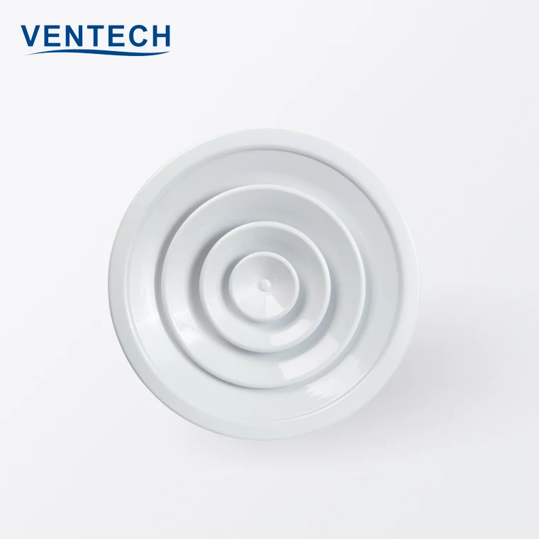 air conditioning ceiling diffusers aluminum round ventilation diffuser return round air louver diffuser