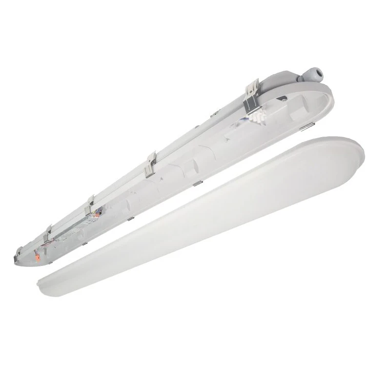 
130-150lm/w led vapor tight 5 year warranty vapor proof light fixture 