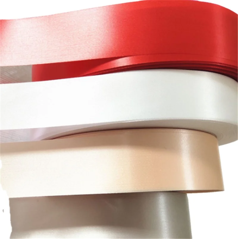 NX215 custom 25mm 100% polyester satin ribbon