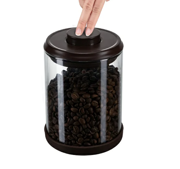 Best Price Airtight Borosilicate Glass Coffee Sugar Bottle Container With Lid. Stacking Coffee Bean Storage Box Jars