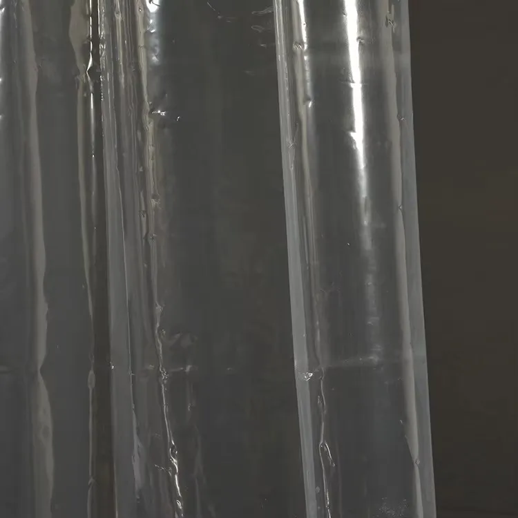 Major E-commerce Platforms Hot Sale Water-resistant Hotel Shower Curtain Waterproof Bath Curtain Pe Shower Liner