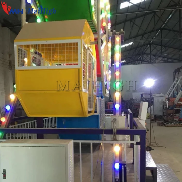 Carnival Game Kids Sightseeing Ferris Wheel Portable Trailer Mounted Mini Ferris Wheel For Sale