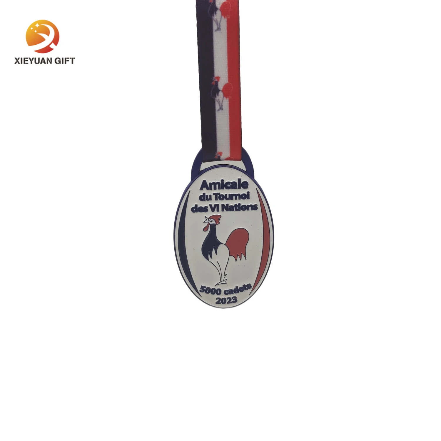 Custom Marathon Running Race Sport Finisher Metal Medal With Ribbon Medals Badge Manufacturers China