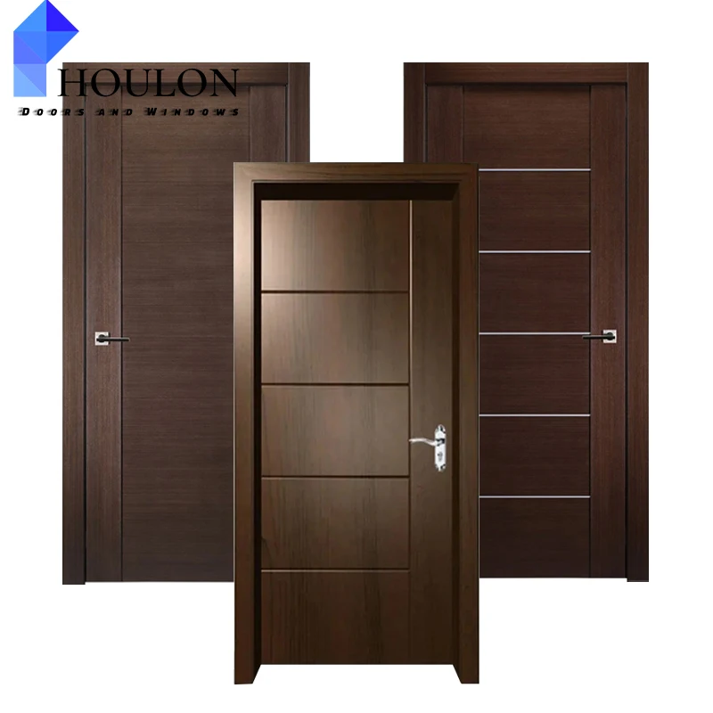 New Arrivals Modern Wooden Door Room Solid Flush Bedroom Interior Modern Door Color Design Wood Door