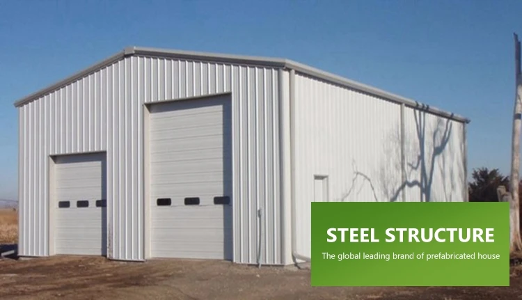 prefabricated modern villa steel structure building  light prefabricated steel structure building