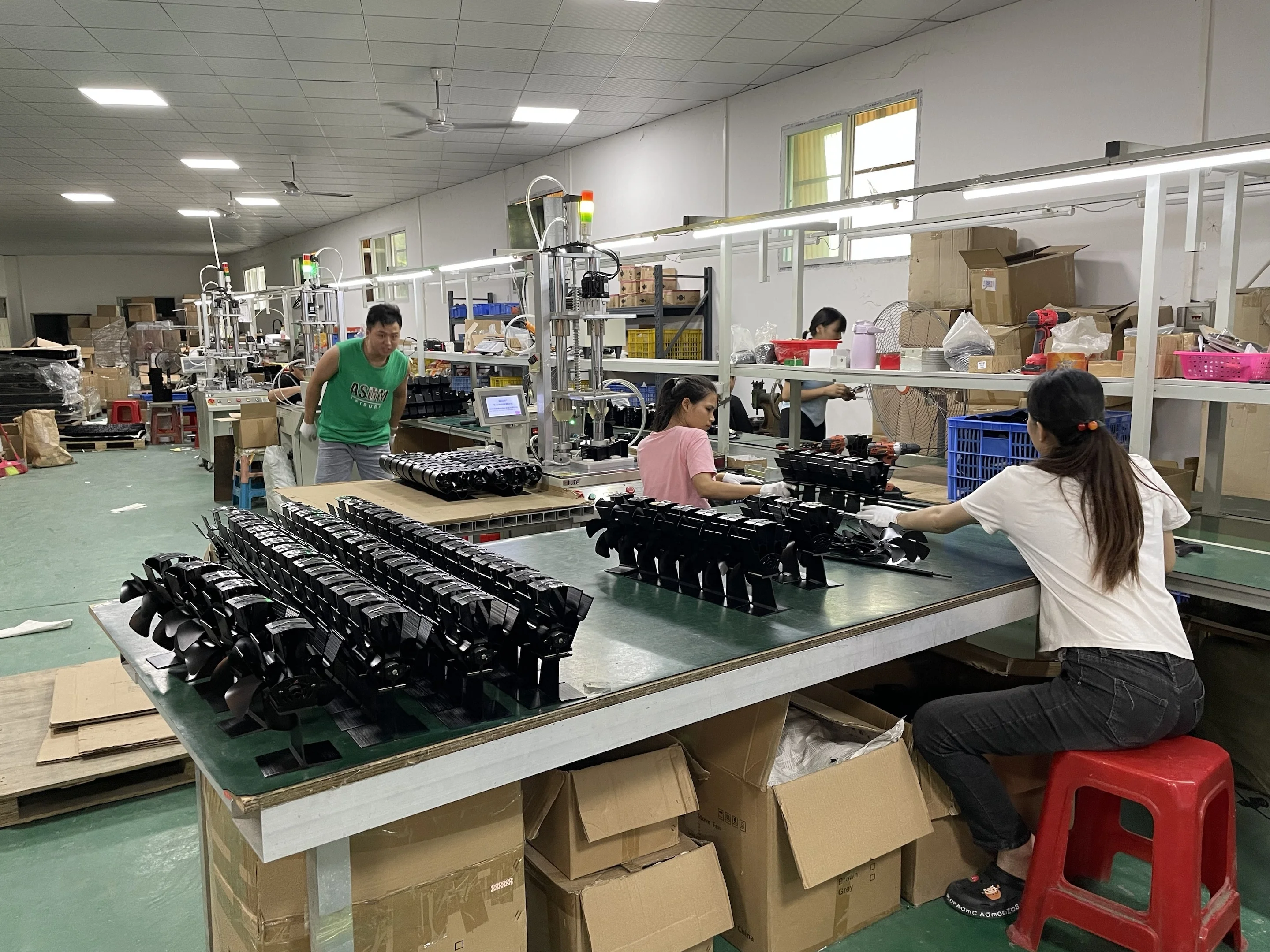 Wood Stove Fan Non Electric Stove Fan Blower Heating Fireplace Fan with Thermometer Suitable for Wood Stove