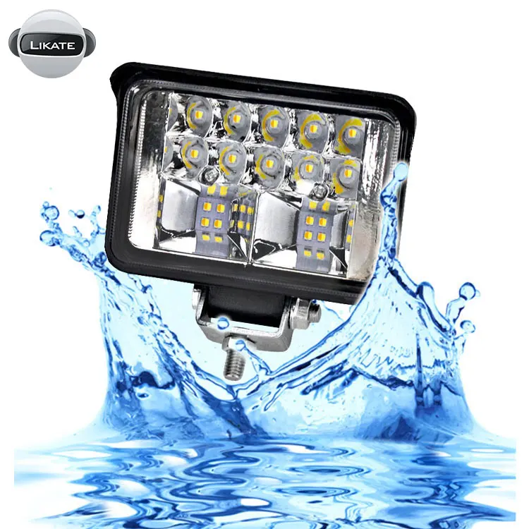 оптовая продажа 12V - 80V LED рабочий свет 64 Вт квадратный высокой мощности Наводнение Светодиодный лампы для грузовиков
