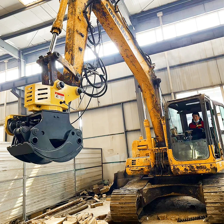 Customized Wood Cutter Machine Tree Sawing Machinery Sawmill Clamp Saw Clip Excavator Accessories