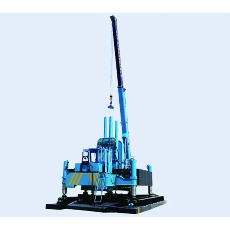 New building construction machine Low Noise Operation Automatic hydraulic Static Electric Pile Driver Post Machine