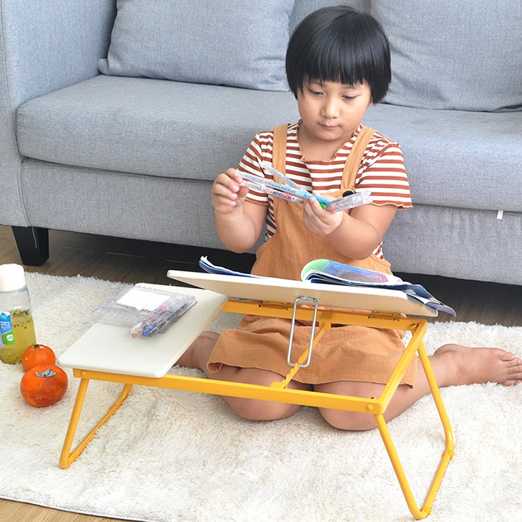 
Custom Cheap Metal Folding Wood Flip Girl Workstation Table Desk 