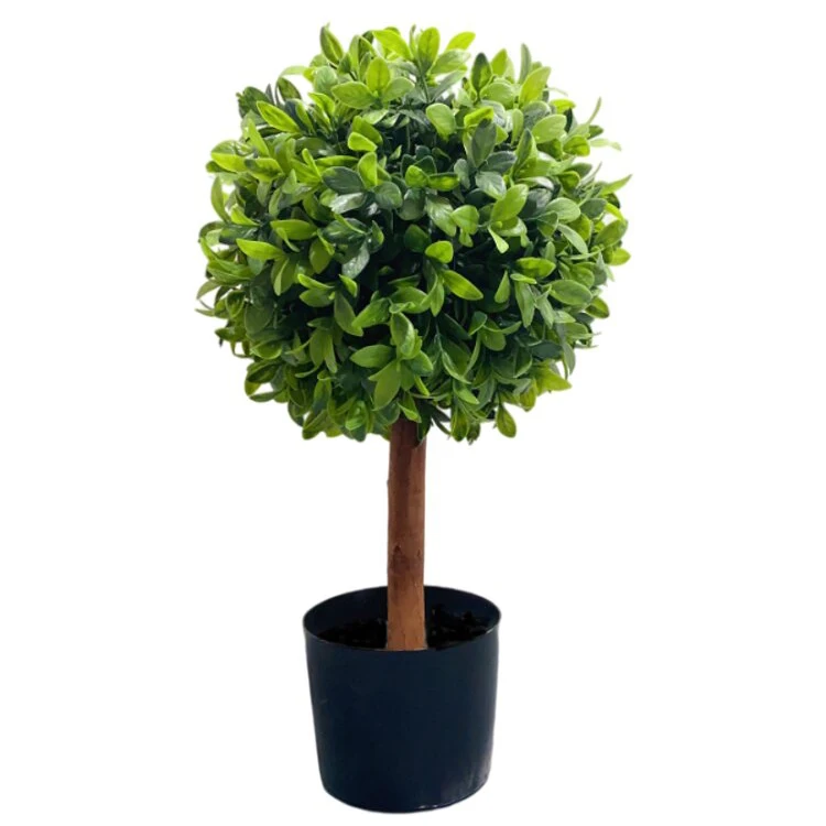 2021 Hot sale Topiary Plastic Boxwood Grass Ball Artificial Tree With Wonderful Design Office Simulation Gift & Crafts