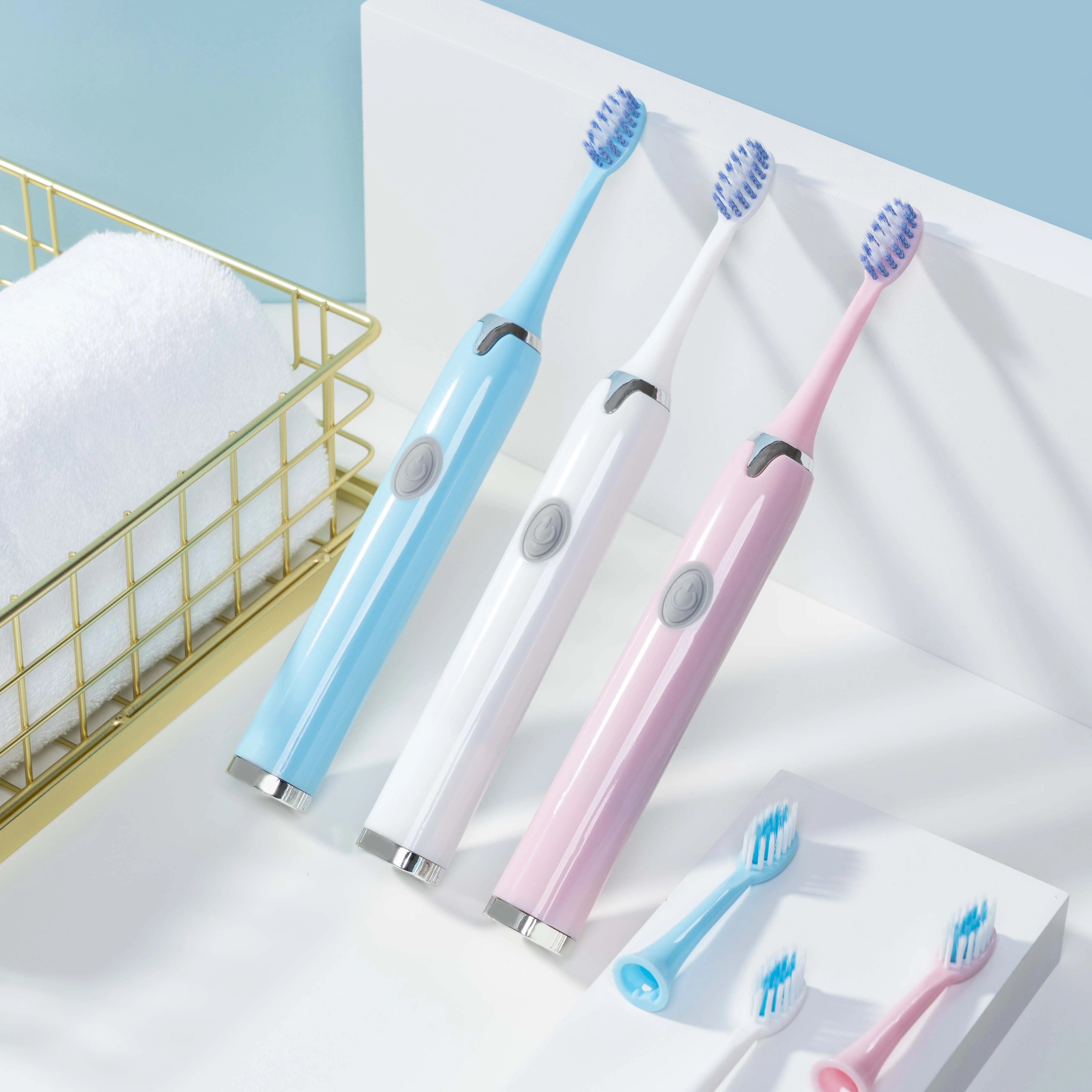 Hot selling smart timing sonic vibration cleaning whitening Teeth adult electric antibacterial DuPont soft bristle toothbrush