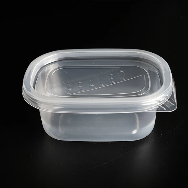 PP heat resistant 120 degree environmental plastic boxes punnets bento take away box openable custom cake food container