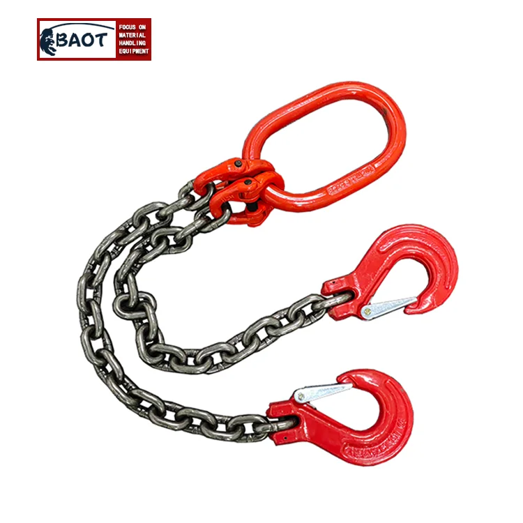 Lifting 3 Ton Capacity | G80 Mn Steel Chain Sling with Standard Marking | for Cargo Security Towing and handling