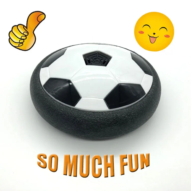 Kids most wanted Toy Indoor air soccer ball Play Set Led Light Air Power Soccer Hover Ball disk kid play toy