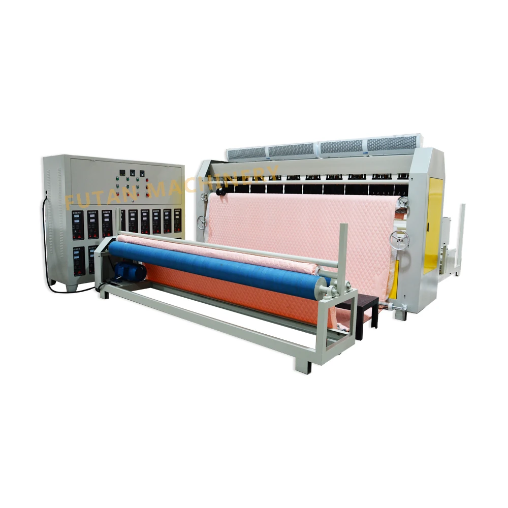 Ultrasonic quilting machine fabric embossing mattress making machine