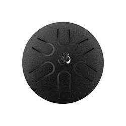 Steel Tongue Drum Steel Drum 3 Inch Pocket Drum Silver