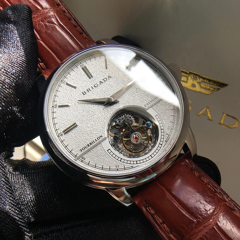 Custom logo low moq oem 904l stainless steel real seagull movement tourbillon automatic skeleton watches men wrist for sale