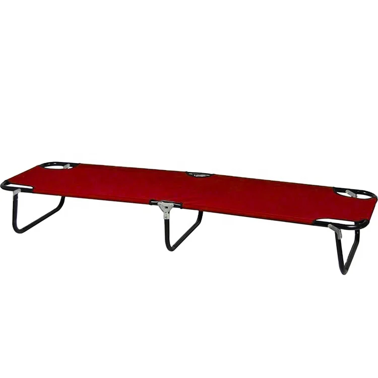 wholesale portable great folding bed metal outdoor foldable camping bed