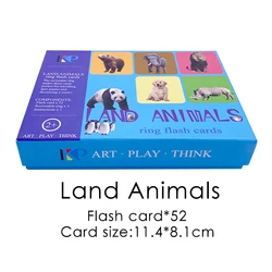 Customize Your Own 300gsm Black Core Paper English Flash Printing Playing Cards For Children Flashcard