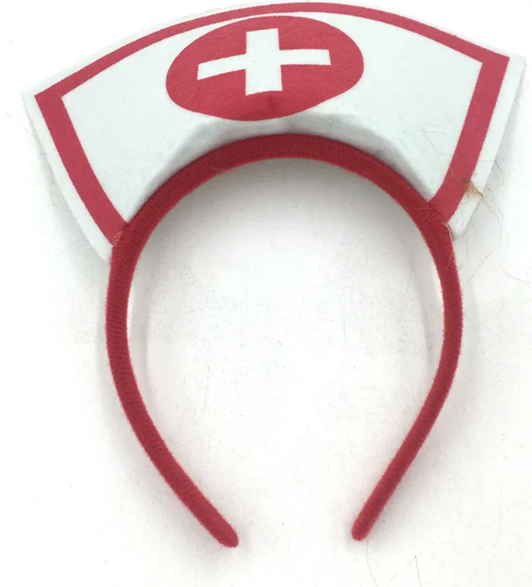 Sexy Nurse Headband Accessory Cosplay Fancy Dress Party Costume
