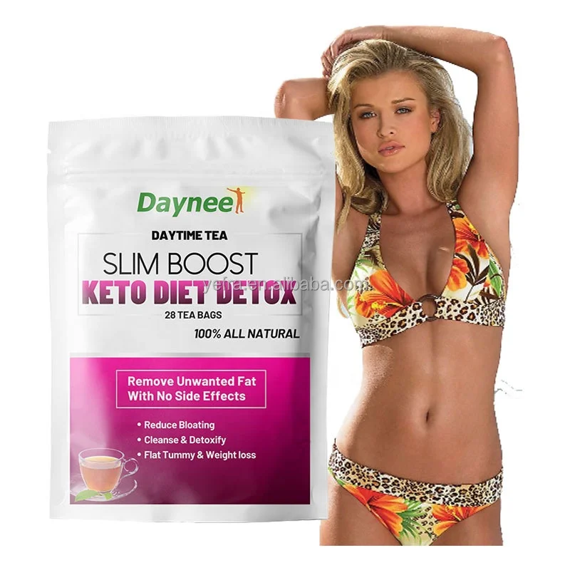 Keto diet Detox tea bags Slim weight loss fat burning 28 days fit tea flat tummy belly fat burn slimming tea