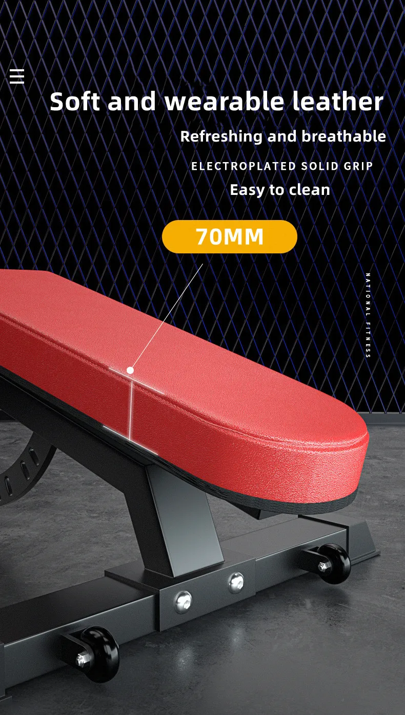 Stable Exercise Equipment Multi Gym Commercial Benches Weight Bench For Sale Adjustable Bench Press