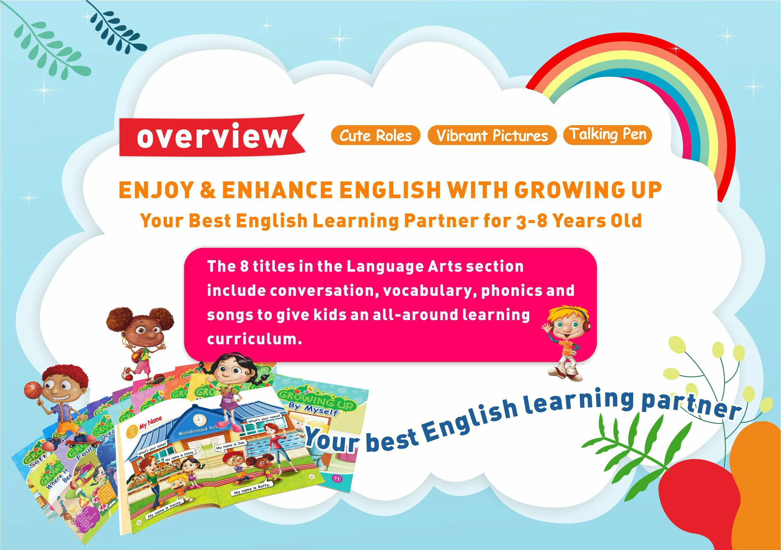 The Most Popular Children Talking English Growing up Talking Reading Pen Books