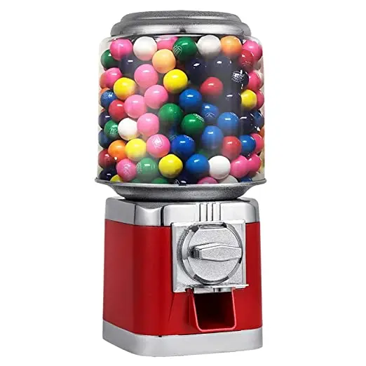Gumball Machine Mechanical - Gumball Bouncy Balls Vending Machine - Small Toys in Capsules Vending Machine