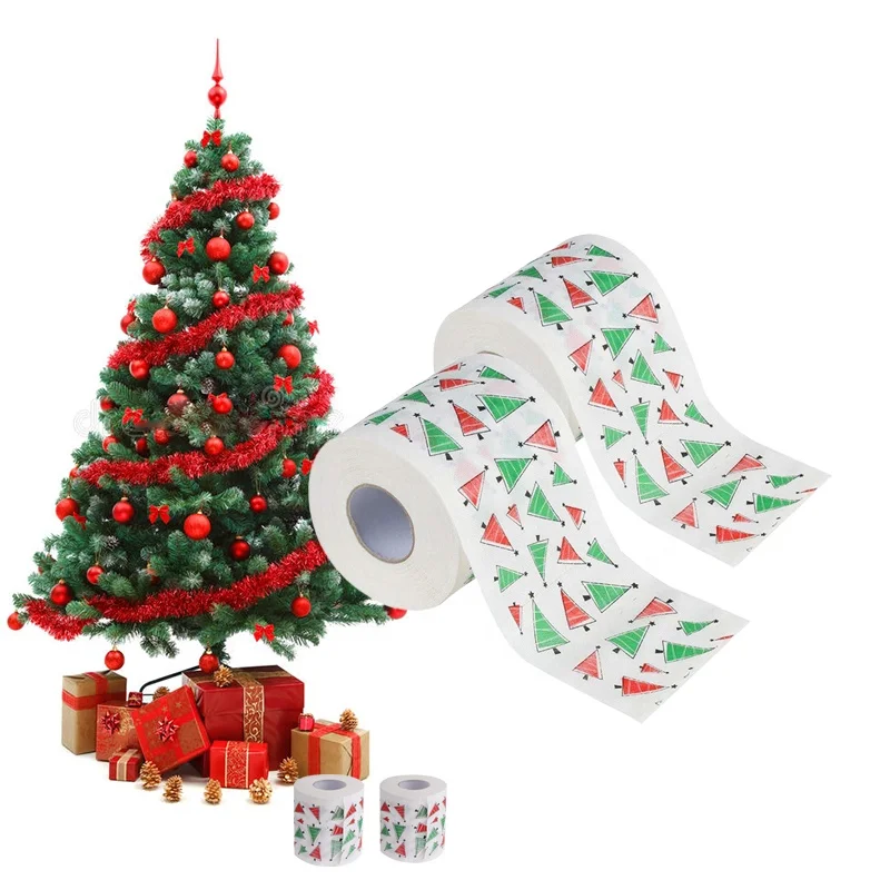 Customize Printed Virgin 2 Ply Promotional Toliet Paper roll