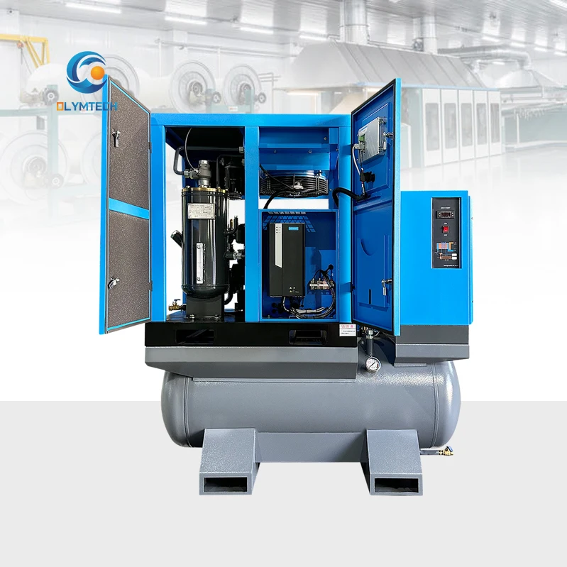 Olymtech 15 HP Rotary Air Compressor Factory Direct Hot Selling 20+ Years OEM Experience 380V 220V 11KW Air Tank