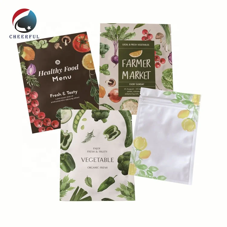 200pcs MOQ цифровая печать Чиа семян мешки для упаковки влагостойкие маленький 3 бортовые загерметизированные мешки для семян кукурузы Упаковка