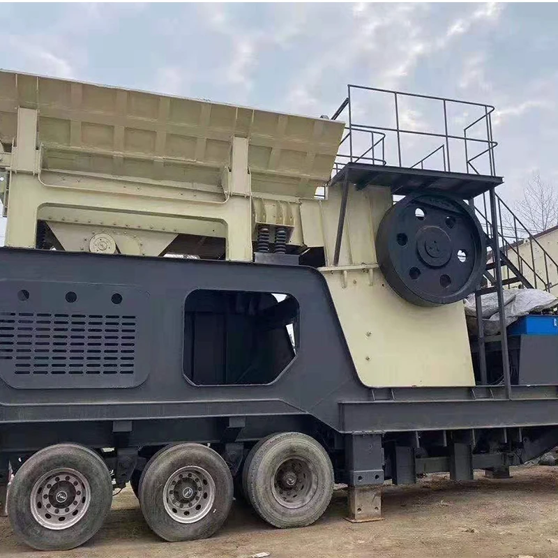 Портативная небольшая дизельная мобильная щековая дробилка камнедробилка прайс-лист завод для