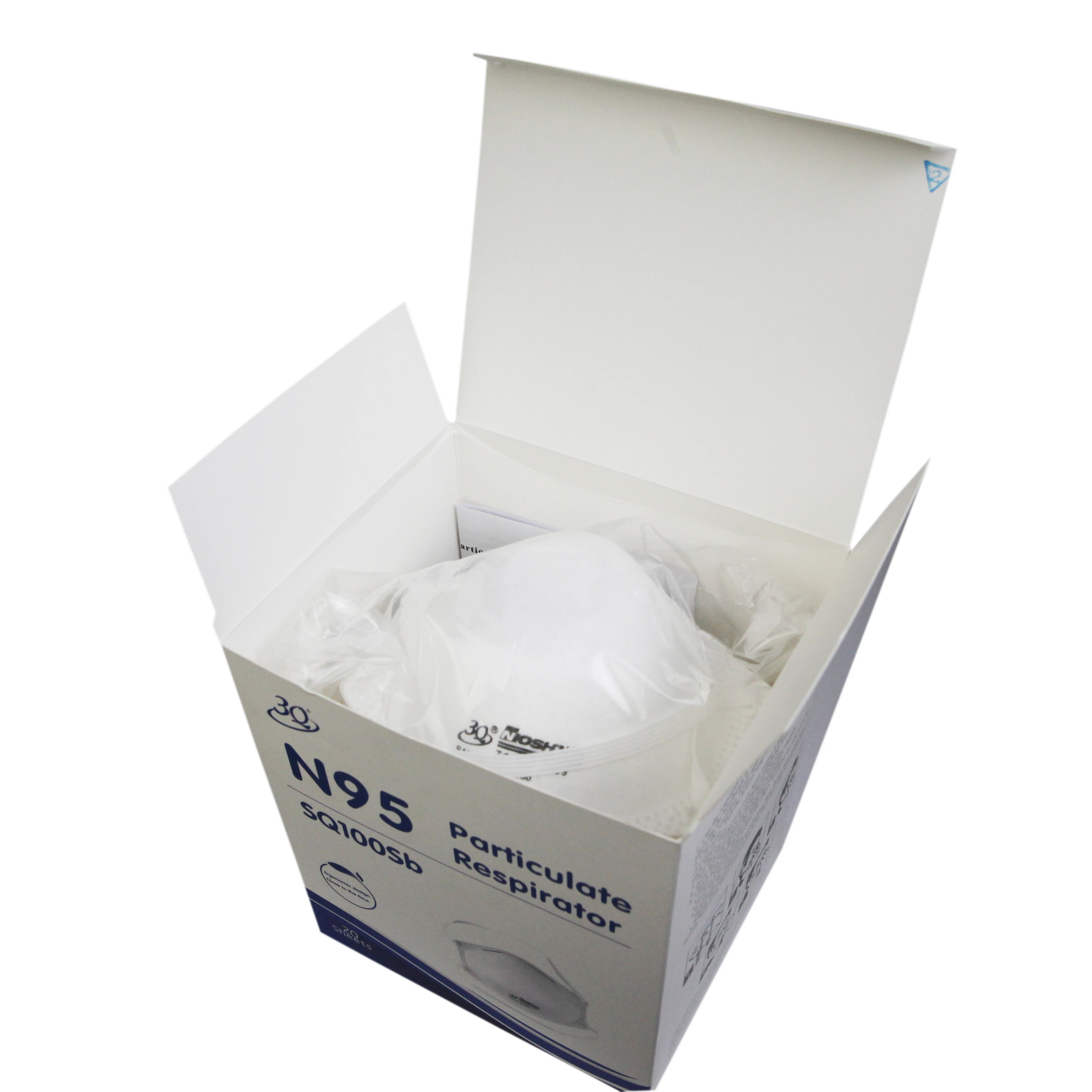 100sb N95 mask 5 Ply 3d facemask 10 pcs 3Q factory disposable facemask n95 mask